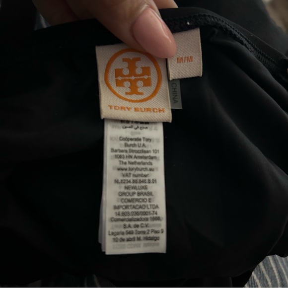 Tory Burch Womens Black One-Piece Belted Classy Cruise Vacation Swimsuit Medium - Picture 3 of 3